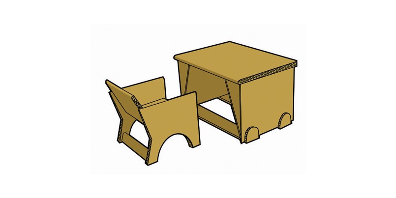 Mobilier en carton project image